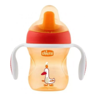 Imagem da oferta Copo De Treinamento Chicco Cor Laranja Pato 6m+ 200ml