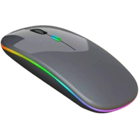 Imagem da oferta Mouse Sem Fio Ergonometro para Jogos com Led RGB Mouse Gamer Wareless Optico Premium