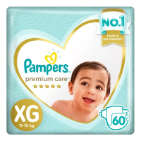 Imagem da oferta Fralda Pampers Premium Care XG - 60 Unidades