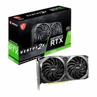 Imagem da oferta Placa de Vídeo RTX 3060 Ventus 2X MSI NVIDIA GeForce 12GB GDDR6 DLSS Ray Tracing - RTX 3060 Ventus 2X 12G OC