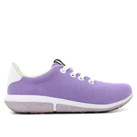 Imagem da oferta Tênis Roxo Tricot Detalhe Couro - Roxo