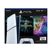 Imagem da oferta Console edição digital Sony Playstation 5 Ps5 Slim de 1 TB para console Ratchet & Clank Rift Apart Returnal