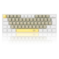 Imagem da oferta Teclado Gamer Redragon Lakshmi Switch Brown Layout 60% ABNT2 Branco - K606-YL&GY&WT (PT-BROWN)