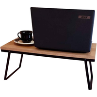 Imagem da oferta Mesa Dobrável Strassis Design SD-3006 Metal e MDF Cor: Preto