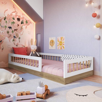 Imagem da oferta Cama Montessoriana de Solteiro Affetto Aveiro Oak/branco