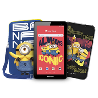 Imagem da oferta Tablet Positivo Twist Tab Minions+ com Tela 7", Quad Core, 64GB, Wi-Fi, Câmera Frontal 2MP, Android 11 GO, Capinha e Bolsa de transporte