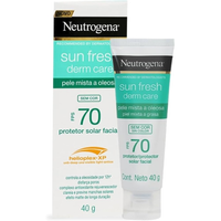 Imagem da oferta Neutrogena Sun Fresh Protetor Solar Facial Para Pele Oleosa Derm Care Sem Cor FPS 70 40g