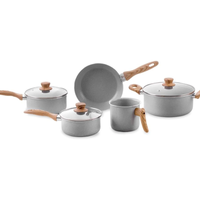 Imagem da oferta Brinox - Jogo de Panelas 5 Peças Ceramic Life Easy - Cinza