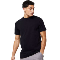 Imagem da oferta Camiseta Tech Shirt Básica Masculina Não Amassa Manga Curta - Preto - G