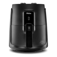 Imagem da oferta Fritadeira Elétrica Air Fryer Philco Gourmet Black PFR15P 4L