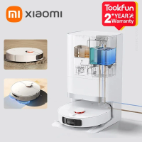 Imagem da oferta Robô Aspirador Xiaomi Mijia Omni 2 com auto-limpeza e base de reabastecimento além de 2 anos de garantia