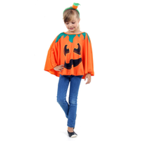 Imagem da oferta Fantasia Infantil Halloween Abóbora Poncho - Sulamericana