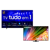 Imagem da oferta Kit Smart TV Samsung Super Big 98\" Crystal UHD 4K 98DU9000 + Smart TV AI Samsung 55\" 55QN85D 4K UHD Neo QLED