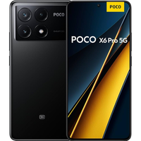 Imagem da oferta Smartphone Xiaomi POCO X6 Pro 5G 8GB 256GB NFC Dimensity 8300-Ultra 64MP câmera tripla 67W 120Hz AMOLED (Preto)