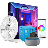 Imagem da oferta Fita Led Inteligente Alexa Wifi RGB 5 Metros - Compatível Echodot Alexa/GoogleHome Led SMD 5050