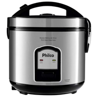 Imagem da oferta Panela Elétrica de Arroz Philco PH5 Visor Glass 5 Xícaras - Preta/Inox - 220V""rawName":"Panela Elétrica de Arroz Phi