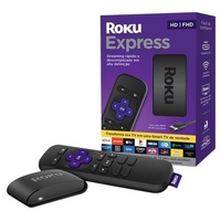 Imagem da oferta Roku Express Dispositivo Streaming Player Full HD Conversor Smart TV com Controle Remoto - 3960BR-SG