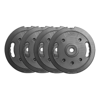 Imagem da oferta Anilha Dúctil Injetada Musculação Fitness Kit 4x10kg