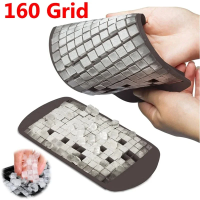 Imagem da oferta 160 Grade Mini Bandeja De Gelo De Silicone Cubos De Gelo Molde De Gelo Dobrável Quebra-gelo