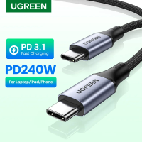 Imagem da oferta UGREEN-USB Tipo C Cabo para iPhone 15 Samsung S23 Power Line PD3.1 PS5 Nintendo Switch 5A Supercharge PD Cabo 5A