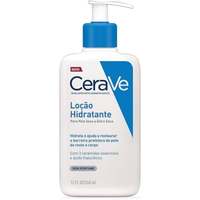 Imagem da oferta CeraVe Loção Hidratante Corporal para Pele Seca e Extra Seca com textura Fluida e Ácido Hialurônico 340ml