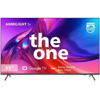 Imagem da oferta Smart TV LED 55" Philips The One 55PUG8808/78 4K UHD com Wi-Fi com 4 HDMI 2 USB 120Hz Preto