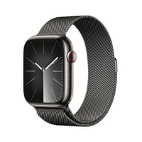 Imagem da oferta Apple Watch Series 9 GPS + Cellular Caixa Grafite de Aço Inoxidável de 45mm Pulseira Grafite Estilo Milanês Neutro em