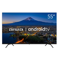 Imagem da oferta Smart TV Aiwa 55\" AWS-TV-55-BL-01-A 4K UHD LED Dolby Vision Dolby Atmos HDR10 Android TV