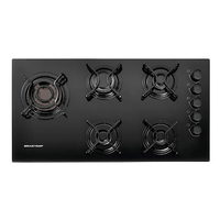 Imagem da oferta Cooktop 5 bocas Brastemp com quadrichama e acendimento automático - BDD85AE