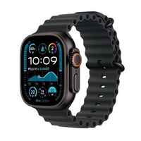 Imagem da oferta Apple Watch Ultra 2 GPS + Cellular Caixa Preta de Titânio de 49 mm Pulseira Oceano Preta - MX4P3BE/A