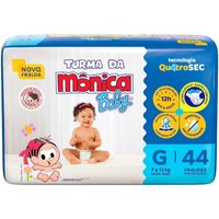 Imagem da oferta Fralda Turma da Mônica Baby Mega G 44 Unidades