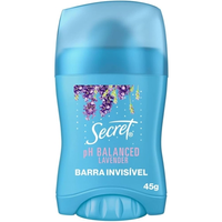 Imagem da oferta Desodorante Antitranspirante em Barra Secret Aroma de Lavanda com pH Balanceado 45g