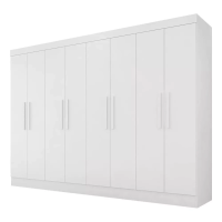 Imagem da oferta Guarda Roupa Casal Mariah 8 Portas Branco