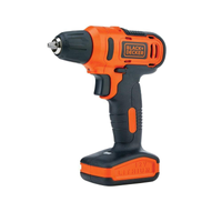 Imagem da oferta Parafusadeira / Furadeira 3/8" (10mm) Black&Decker LD12 a Bateria 12V Li-Ion com Acessórios