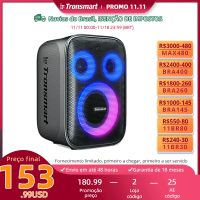 Imagem da oferta Tronsmart-Altifalante para Karaoke Halo 200 com sistema de som de 3 vias microfone com fios incorpor