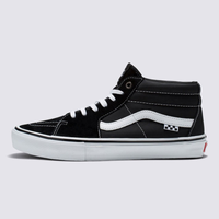 Imagem da oferta Tênis Vans Skate Grosso Mid Black White Emo Leather - Unissex