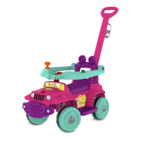 Imagem da oferta Carrinho De Passeio E Andador Bandeirante Baby Banjipe Rosa