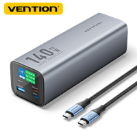 Imagem da oferta Vention Power Bank 27000mAh 140W PD Carregador rápido Banco de potência portátil para laptop Bateria sobressalente ex