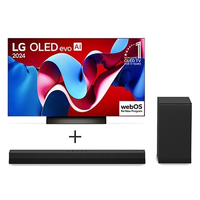 Imagem da oferta Combo Smart TV LG OLED evo AI C4 4K 65" 2024 + Soundbar LG S40T | LG BR