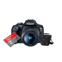 Imagem da oferta Câmera Canon EOS Rebel T7 com Lente EF-S 18-55mm IS + SD 32 Gb e Bolsa