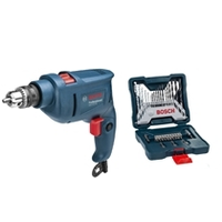 Imagem da oferta Kit Furadeira de Impacto GSB 450 RE 3/8" + Jogo de Brocas e Bits X-Line com 30 Peças - BOSCH