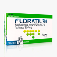 Imagem da oferta Probiótico Floratil 200mg FQM 6 Cápsulas