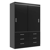 Imagem da oferta Guarda Roupa Casal Veneza Premium 2 Portas De Correr 6 Gavetas