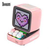 Imagem da oferta Divoom Ditoo-Pro retro pixel arte bluetooth alto-falante portátil despertador diy conduziu a placa de exibição decor