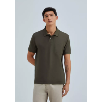 Imagem da oferta Camisa Polo Masculina Básica Com Bolso Frontal Hering Tam P