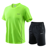 Imagem da oferta Conjunto de 2 Peças Kit Esportivo Masculino Camiseta e Shorts