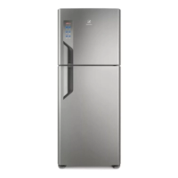 Imagem da oferta Geladeira frost free Electrolux Top Freezer TF55 prata com freezer 431L 220V