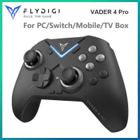 Imagem da oferta Controlador de jogos Flydigi Vader 4 Pro suporte Tirgger comutível com força para PC/NS/Mobile/TV Box PC