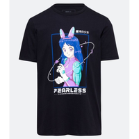 Imagem da oferta Camiseta Manga Curta com Estampa Oriental Lettering