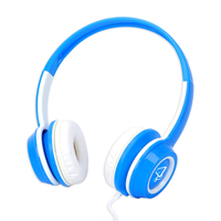 Imagem da oferta Headphone Kids ELG P3 Azul/Branco 1,2m - KD01BW